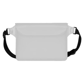 AORNTAE Waterproof Bag with Adjustable Waistband and Touch Sensitive Screen, Keeping Your Phone and Valuables Dry, Perfect for Drifting, Swimming, Kayaking, Rowing, Fishing (White)…