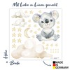 WANDKIND Koala on the Cloud Wall Sticker V340 | Hand-Drawn