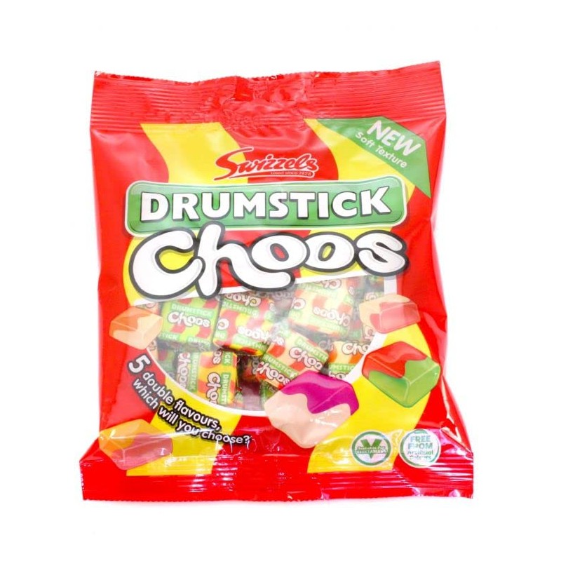 Swizzels Drumstick Choos Sharing Bag, 150g