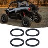 4 Pcs Silent Crossover Rings Rubber Shock Absorber Silencer Ring