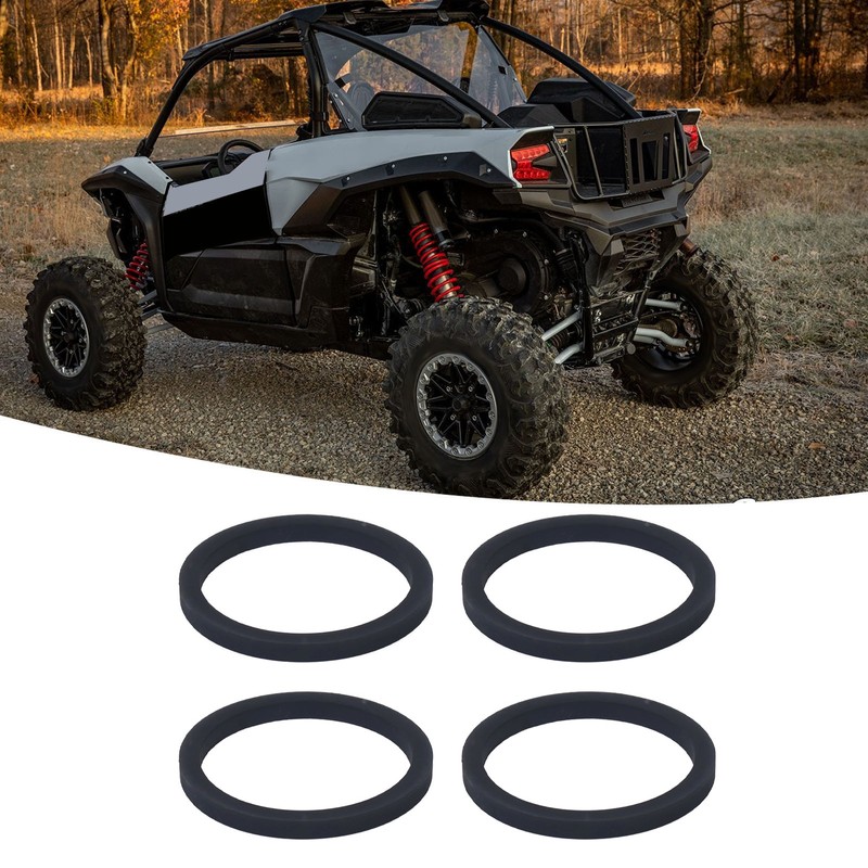 4 Pcs Silent Crossover Rings Rubber Shock Absorber Silencer Ring