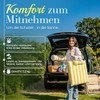 Strandmatte klappbar mit Dicker Polsterung –strandliege klappbar leicht für Strand,