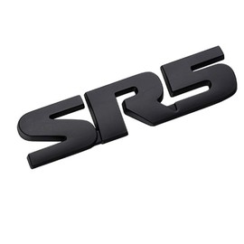 HUAPX 3D SR5 Metal Emblem,2Pack Replacement for 4Runner Accessories Badge Decal Emblem Fender Compatible with 4Runner Tacoma Tundra Highlander Car Trunk Sticker Kit (Not Overlay)