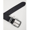 Wrangler Men's Basic Metal Loop Belt, Black, 44cm (Manufacturer Size:115)