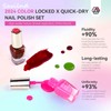 SAVILAND Nail Polish Set Fingernail Air-Dry: 36pcs Rainbow Colors Nail