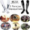3par Medias Calcetas Compresión Deportiva Alivia Varices