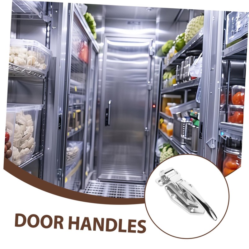 COHEALI Heavy Duty Freezer Door Latch Ergonomic Grip Handle for