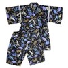 Gokigen Meito 91000 Kids Jinbei, Boy, 2-Piece Set, Dinosaur Pattern,