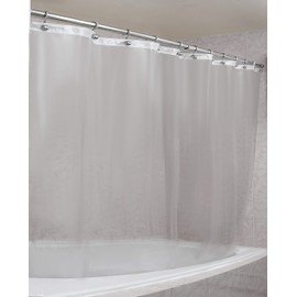 Epica Strongest Mildew Resistant Shower Curtain Liner on The Market-100% Anti-Bacterial 10 Gauge Heavy Duty Liner-Waterproof-72x72 Inches (Frosted)