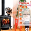 VODA 6 Blades Wood Stove Fan Heat Powered Fans with
