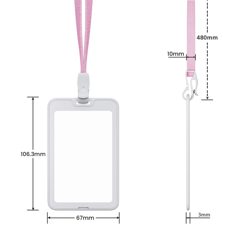 Employee ID Case, Vertical ID Card Holder, Name Holder, Pass