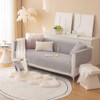asskanaer Soft Thick Plush Sofa Cover for 1 2 3