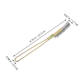 FUNOMOCYA 3pcs Detachable Wire Brush for Rust Cleaning Compact Lightweight Design for Home and Car Rust Removal Heavy Duty Steel Bristle Brushes for Metal Surfaces and Tight Spaces