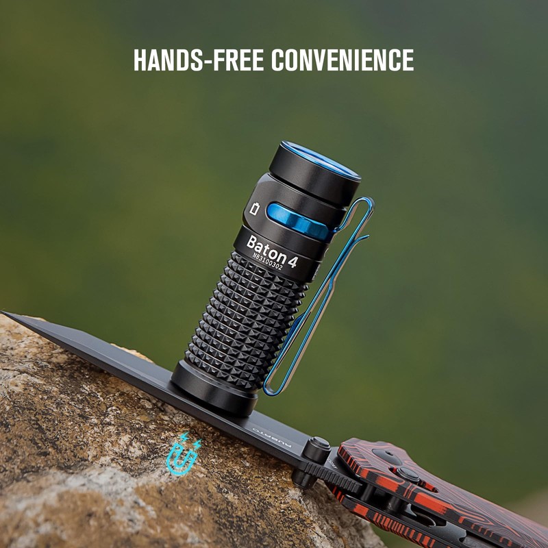 OLIGHT Baton4 Premium Edition EDC Flashlights 1300 Lumens with Type-C