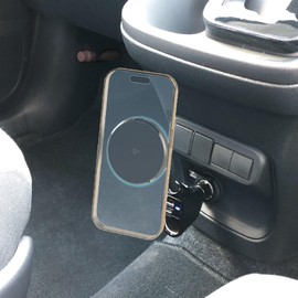 Pellucid PPH2540 Car Interior Supplies, Magnetic Smartphone Holder, High Speed Wireless Charging, Qi2 Certified Product, Automatic Opening/Closing, Built-in Capacitor, Accessory Power Supply,