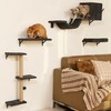 FUKUMARU Cat Wall Shelves, Stable & Safe 4 in 1