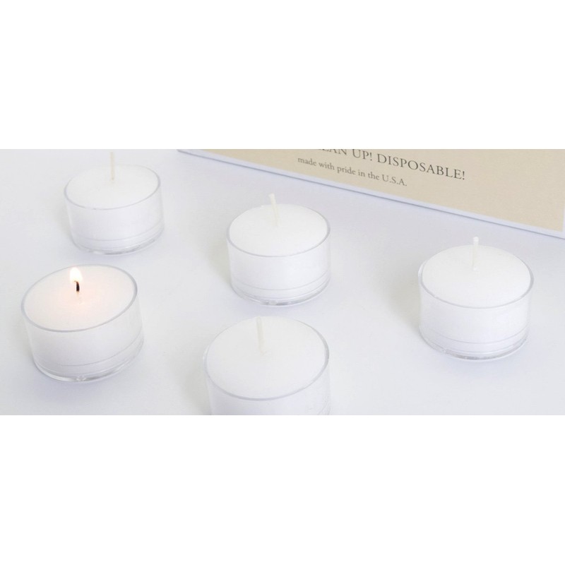 D'Light Online Clear Cupped Extended Burn 7 Hour Long Burn