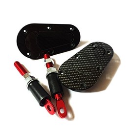 carbon hood pin / flat / aero catch / black