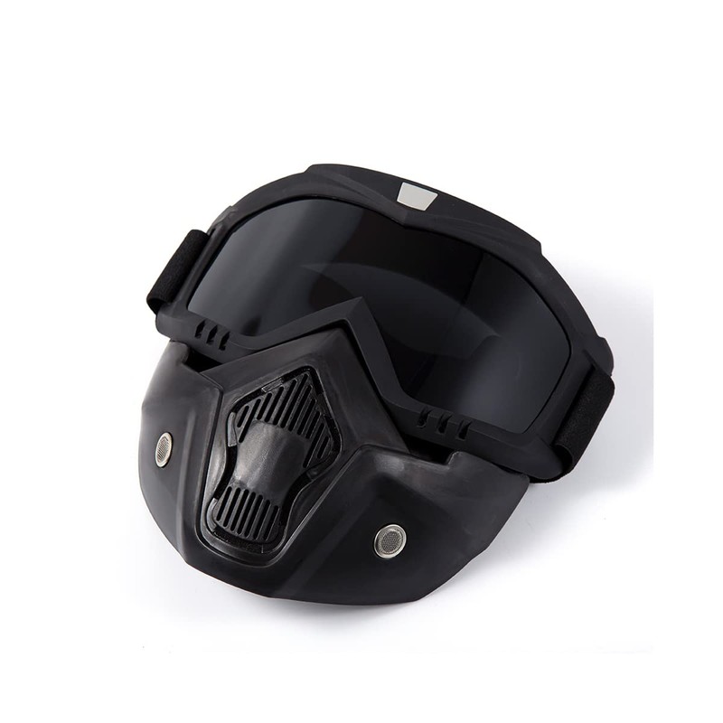 evomosa Motorcycle Mask Goggles Detachable Windproof Eyewear Protect for Men