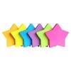 SIMONA Star Shape Sticky Notes 6 Color Bright Colorful Sticky