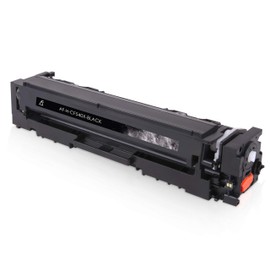 Alphafax Toner Compatible with HP CF-540X for Color Laserjet Pro M281fdw M-280nw M-281fdn M254nw M254dw - 203X Black 3,200 Pages