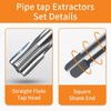 5 Piece NPT Pipe Tap Set, 3/4, 1/2, 3/8, 1/4,