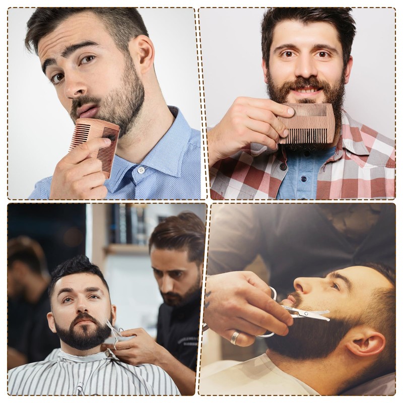 Boar Bristle Beard Brush for Men, Beards and Mustaches Grooming