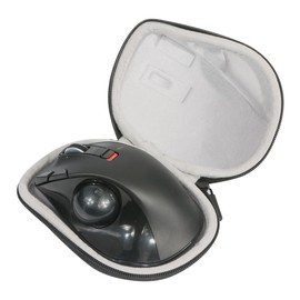co2CREA Hard Case Bag for Elecom Mouse Wireless Trackball 6 Buttons Black M-XT3DRBK (Case Only)