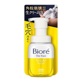 Biore 비오레 Bior 더페이스 거품 세안제 스무스 클리어 본체 세안 마사쓰레스 모공 검은색 [리필 크기] Bioré The Face Foaming Cleanser Smooth Clear Main Cleansing Massager Pore Black [Refill Size]