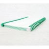 Sweda Wire Bound Notebook w/4 Dividers, White w/Green Accent, Elastic