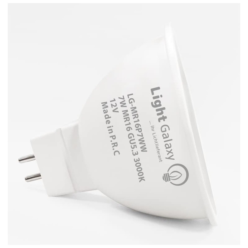 Light Galaxy...3x LED GU5.3 Warm White MR16 Spotlight 12V 550lm