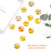 Lesfit Magnetic Emojis, 12 Pack 3D Glass Smiley Emoji Fridge