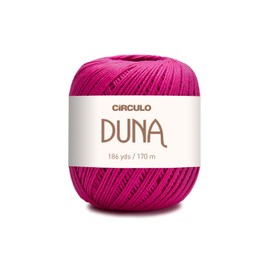 Círculo Duna Yarn - 186 yds, 3.52 oz – Light Worsted DK Yarn - 100% Mercerized Brazilian Virgin Cotton, Perfect for Knitting and Crocheting (Pack of 1 Ball) (6133)