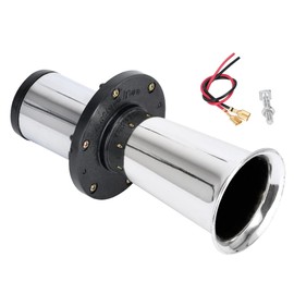 PTNHZ Car Air Horn Antique Ahooga Klaxon 12V Vintage OO-GA Classical for Ford Model T Style Old School Chrome 110DB Motorbike (Chrome)