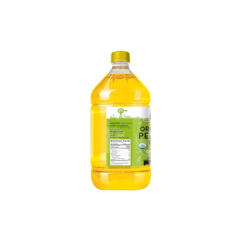 Jiva Organics Organic Peanut Oil 3 Ltr (101 Fl Oz),