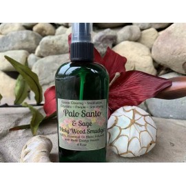 Palo Santo Sage Smudge Spray, Energy Clearing,Holy Wood, Psychic Protection 4 oz