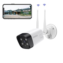 [Double Antenna, Two-way Calling, Wide Angle] Security Camera, Wireless Security Camera, AI Human Body Detection, 5 Megapixels, Security Camera, Outdoor Wireless Security Camera, Surveillance Security