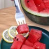2-in-1 Stainless Steel Watermelon Cutter & Fork – Dual Head