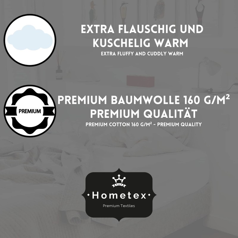 Hometex Premium Textiles Terry Cloth Fitted Sheet up to 23