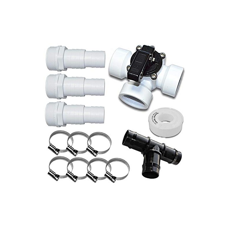 hotPLAY24 Pool Bypass Set for Diameter 32 mm Hose, 13