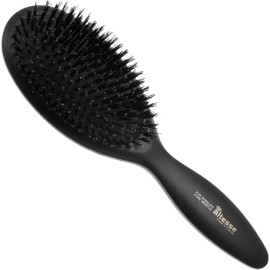 Alteste hairbrush with pure wild boar bristles, 13-row, black