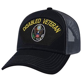 Military Productions Disabled Veteran Mesh Back Cap
