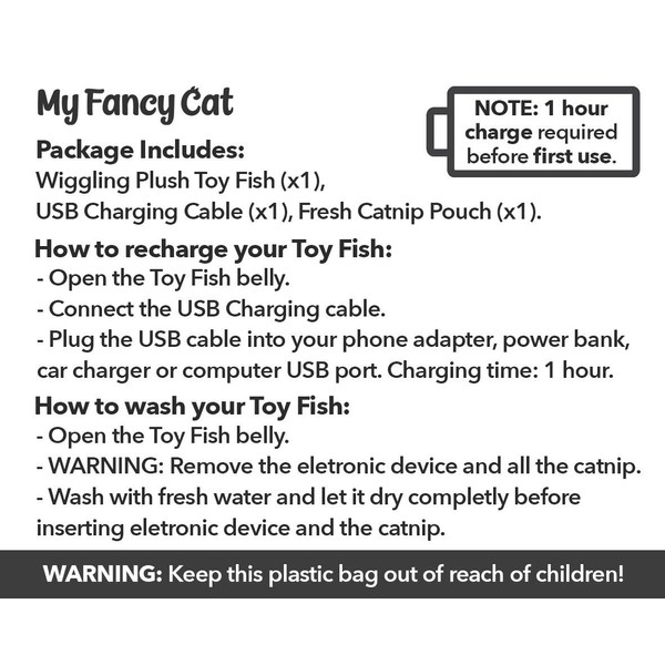 Moving Fish Cat Toys, Moving Cat Kicker Fish Toy, Realistic