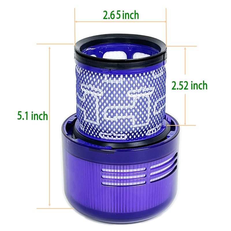 2 Pack HEPA Replacement for Dyson V11 Filter Compatible with