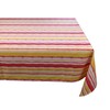 Alan Symonds STRIPED RED/MULTI OUTDOOR TABLE COVERING (TABLECLOTH 60" X