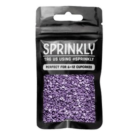 SPRINKLY - Glimmer Hearts - Violet (Mini) - 25g