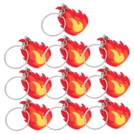 ULTECHNOVO 10pcs Enhance Party Atmosphere Firefighter Key Holder Firefighter Party Decorations