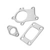 38mm/1.5in Gasket 5Bolt Downpipe Combo Kit Fitting for T3/T4 Turbocharger