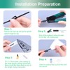 100 Pcs SC Fiber Optical Fast Cold Connector, Single Mode