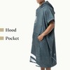 HOMELEVEL Unisex Bath Poncho - Surf Poncho Made of Cotton/Polyester